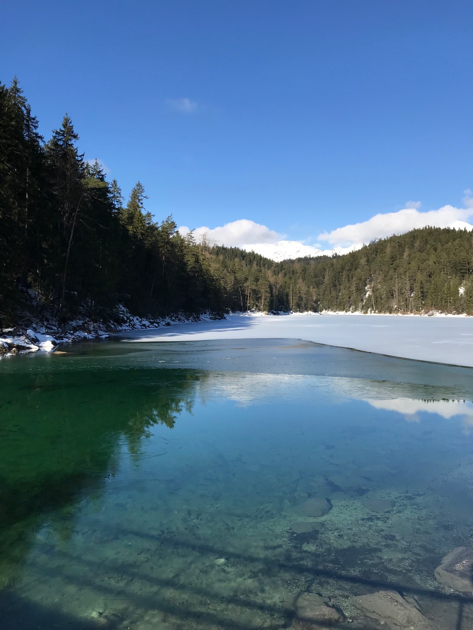 Eibsee an der Zugspitze