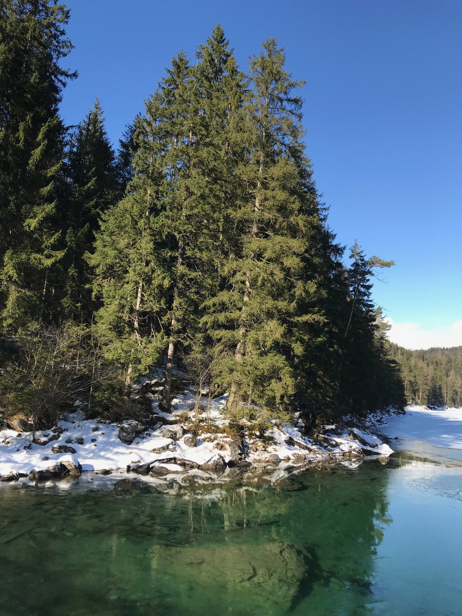 Eibsee an der Zugspitze