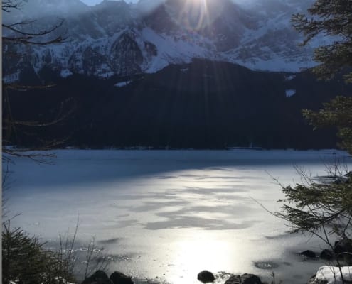 Eibsee an der Zugspitze