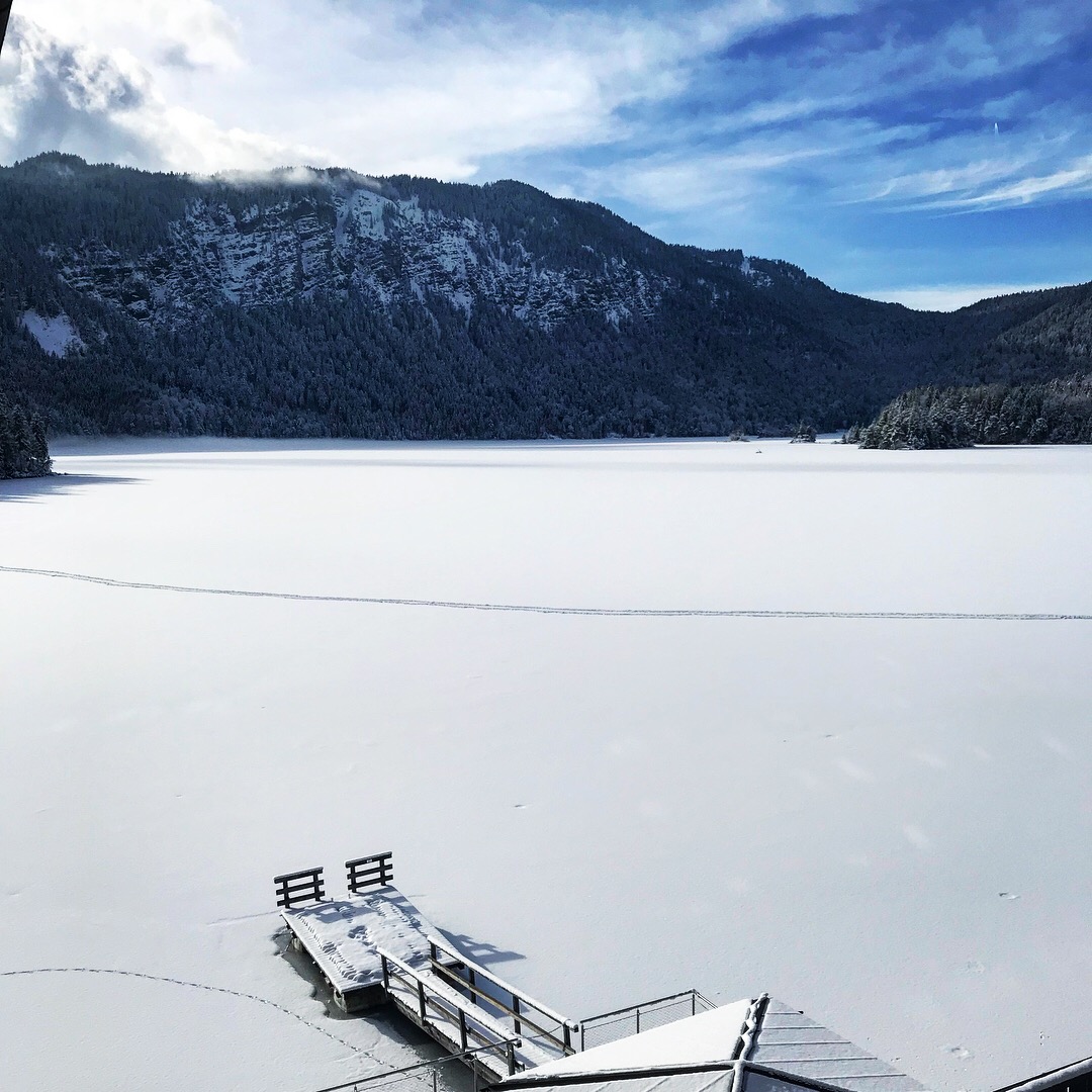 Eibsee an der Zugspitze