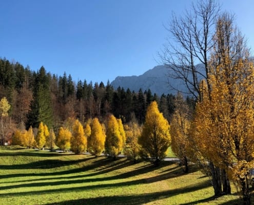 Goldener Oktober in Mittenwald