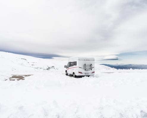 Wintercamping mit dem Wohnmobil