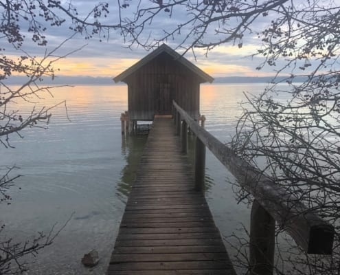 Bootshäuser am Ammersee