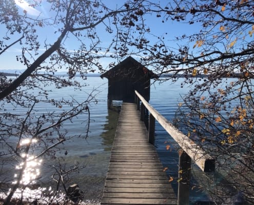 Bootshäuser am Ammersee