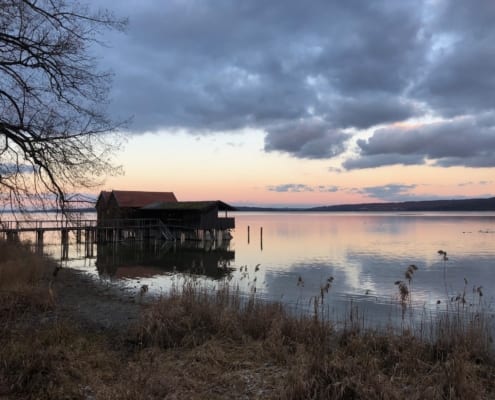 Bootshäuser am Ammersee