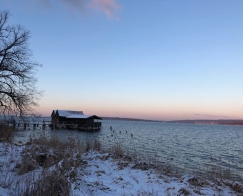 Bootshäuser am Ammersee