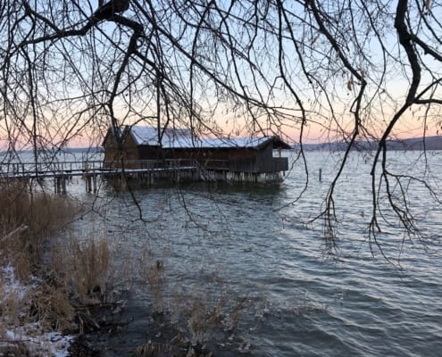 Bootshäuser am Ammersee